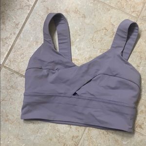 Lululemon lavender sports bra size 6